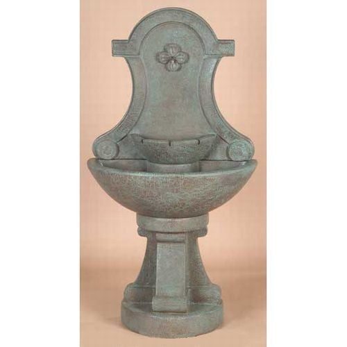 Fiore Wall Outdoor Fountain with water flowing