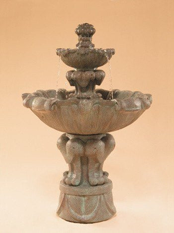 Small Vesuvio tiered garden fountain