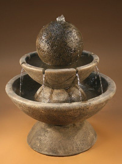 Zen Tiered Garden Fountain Short