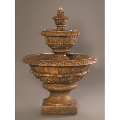 Roma Cast Stone Outdoor Fountain