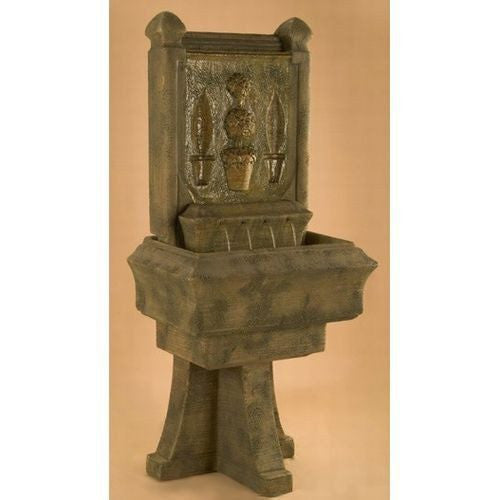 Topiary Wall Outdoor Fountain with water flowing