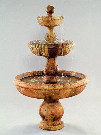 Old Classic 3 Tier Garden Water Fountain