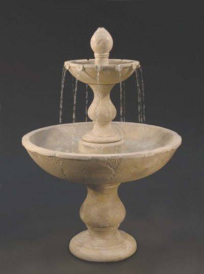 Vicenza Tiered Garden Water Fountain with multiple levels and flowing water