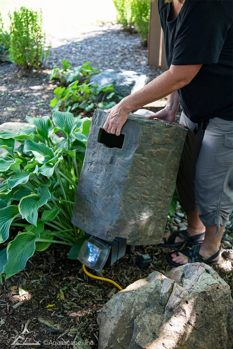 Faux Stone Propane Tank Cover