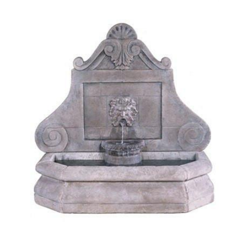 Nerius Wall Outdoor Fountain with water flowing