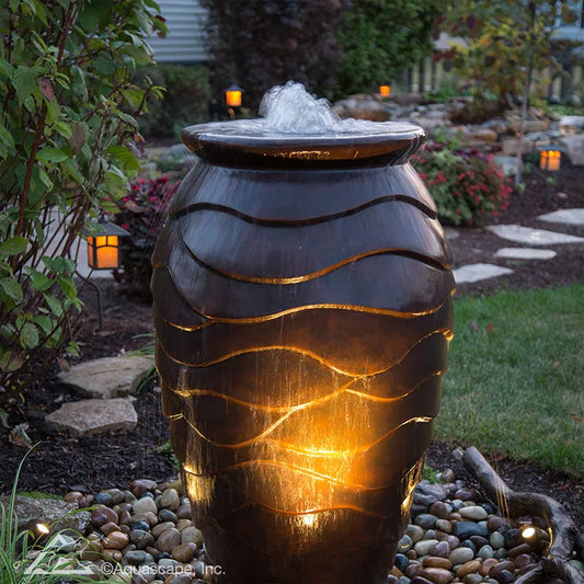 Scalloped Urn Fountain Kit 45 inch height